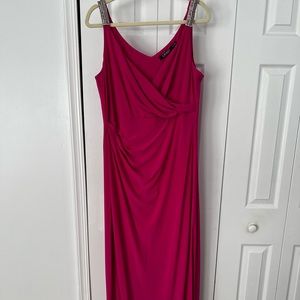 Hot pink Ralph Lauren maxi dress. Very well maintained.